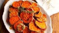 Herb & Parmesan Crusted Sweet Potoates
