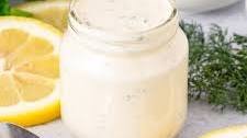 Homemade Lemon Garlic and Herb Aioli Sauce Recipe
