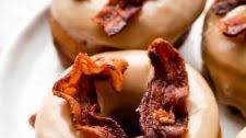 Homemade Maple Bacon Doughnuts