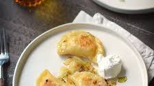 Homemade Pierogi with Caramelized Cabbage and Onions