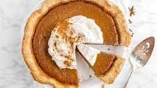 Homemade Pumpkin Pie with Pumpkin Pie Spiced Whipped Cream