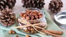 Honey Cinnamon Roasted Chickpeas