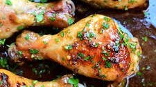 Honey Garlic Baked Chicken Drumsticks
