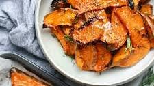Honey-Roasted Sweet Potato Wedges