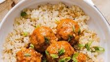 Honey Sriracha Glazed Meatballs