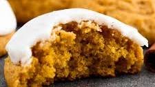 Iced Pumpkin Cookies