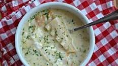 Instant Pot Seafood Lasagna Soup