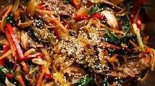Japchae - Korean Noodles
