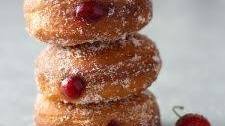 Jelly Doughnuts with Homemade Strawberry Jam (Sufganiyot)