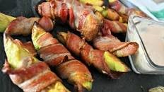 Keto Bacon-Wrapped Avocado Fries