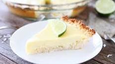 Key Lime Pie with Coconut Macaroon Crust