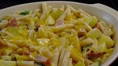 Kielbasa and Apple Pasta Bake
