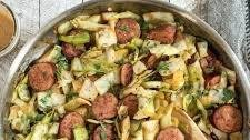 Kielbasa and Cabbage Skillet