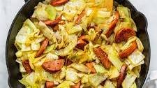 Kielbasa and Cabbage Skillet