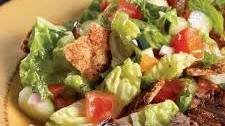 Lebanese Fattoush Salad with Grilled Chicken