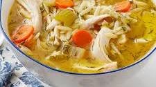 Lemon Chicken-Orzo Soup