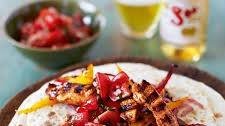 Lemon chilli chicken fajitas