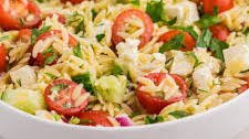 Lemon Herb Orzo Salad