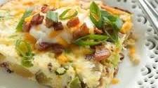 Loaded Baked Potato Breakfast Casserole