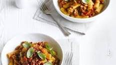 Low-fat turkey bolognese