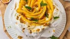 Mango and Passion Fruit Pavlova Recipe
