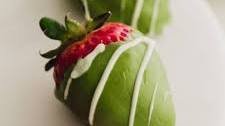 Matcha Chocolate Covered Strawberries