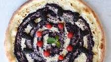 Mixed Berry Cheesecake Dessert Pizza
