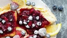 Mixed Berry Cream Cheese Crepes