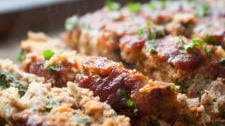 Moist Turkey Meatloaf with Grated Veggies