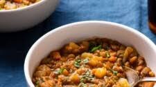 Moroccan Green Lentil Soup