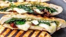 Mozzarella and Feta Pita Grilled Cheese
