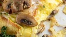 Mushroom Swiss Omelet