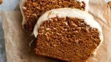 One Bowl MOIST Vegan Gingerbread Loaf Recipe