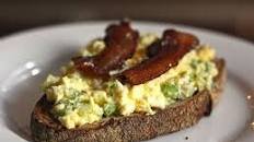 Open-Faced Egg Salad Sandwich With Bacon Recipe