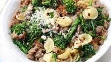 Orecchiette with Sausage and Broccoli Rabe