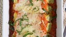 Pesto Artichoke Stuffed Manicotti Recipe