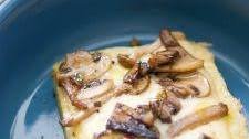 Polenta with Raclette and Mushrooms