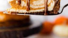 Pumpkin Swirl Cheesecake