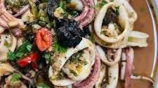 Quick and Easy Spicy Sautéed Calamari with Capers and Olives (Not Fried)