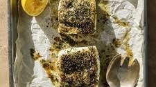 Quick Baked Halibut With Herbs (25-Minutes!)