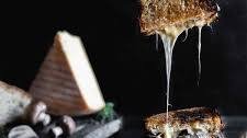 Raclette Grilled Cheese with Mushrooms and Thyme