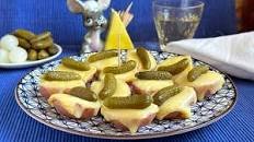 Raclette Potatoes with Cornichons