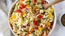 Rainbow Orzo Salad
