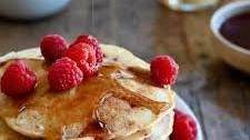 Raspberry Oatmeal Pancakes