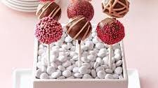 Raspberry Truffle Cake Pops