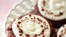 Red Velvet Cookies with Cream Cheese Frosting