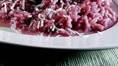 Red wine risotto