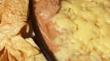 Restaurant Style Cheesy Refried Beans