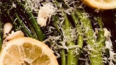 Roasted Broccolini and Lemon with Crispy Parmesan Recipe