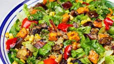 Roasted Vegetable Salad With Quinoa (3 sides in 1)